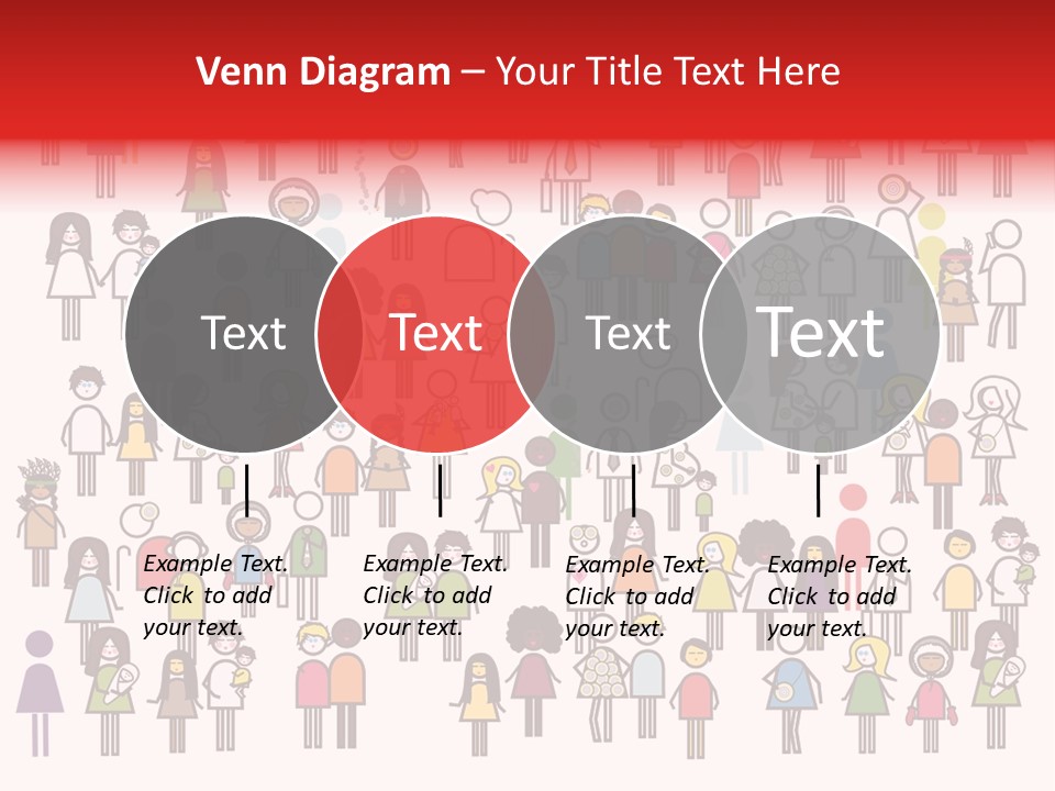 Family Boy Chinese PowerPoint Template