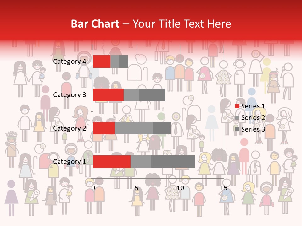 Family Boy Chinese PowerPoint Template