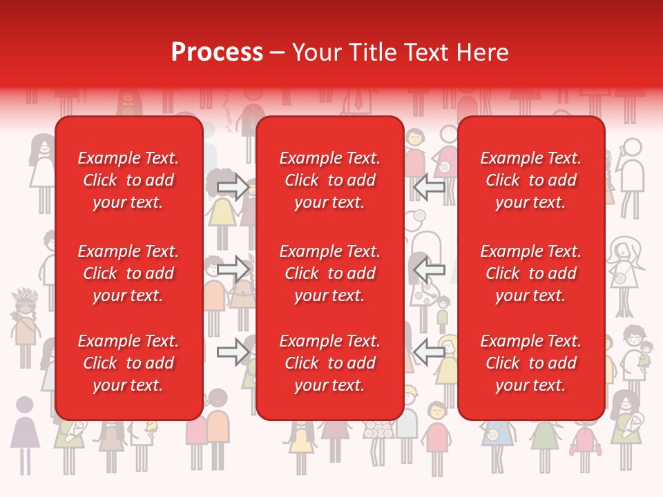 Family Boy Chinese PowerPoint Template