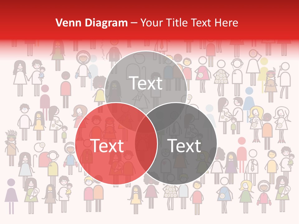 Family Boy Chinese PowerPoint Template