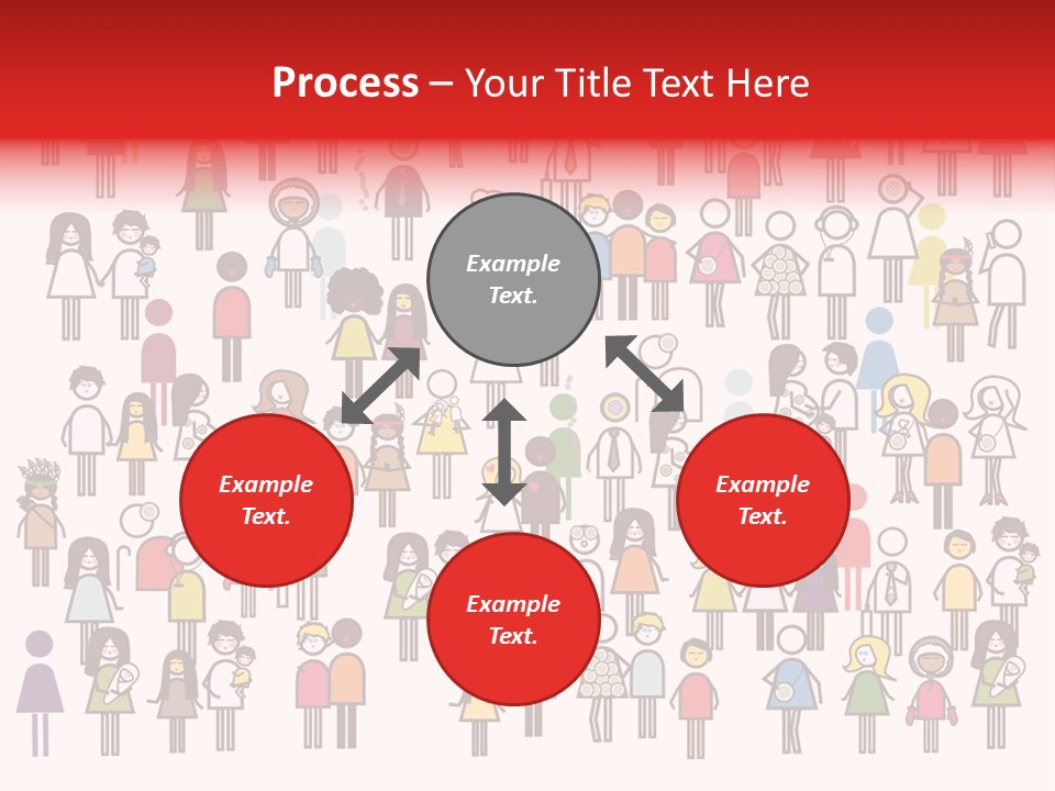 Family Boy Chinese PowerPoint Template