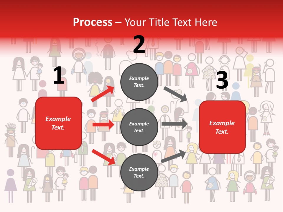 Family Boy Chinese PowerPoint Template