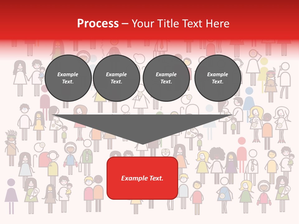 Family Boy Chinese PowerPoint Template