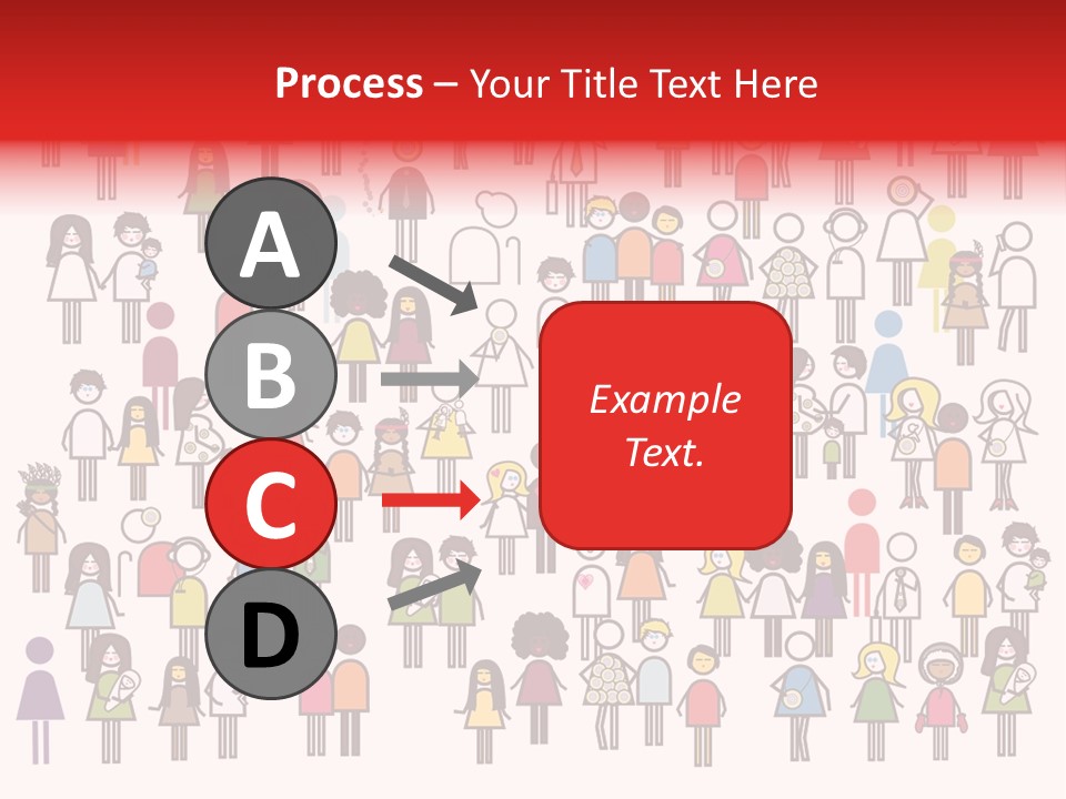 Family Boy Chinese PowerPoint Template