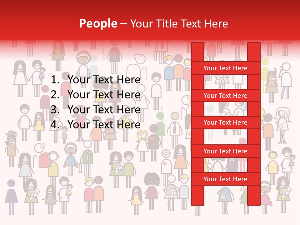 Family Boy Chinese PowerPoint Template