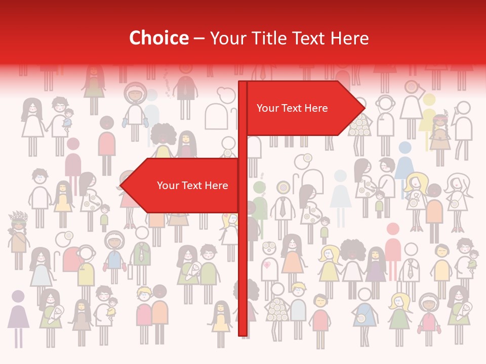 Family Boy Chinese PowerPoint Template