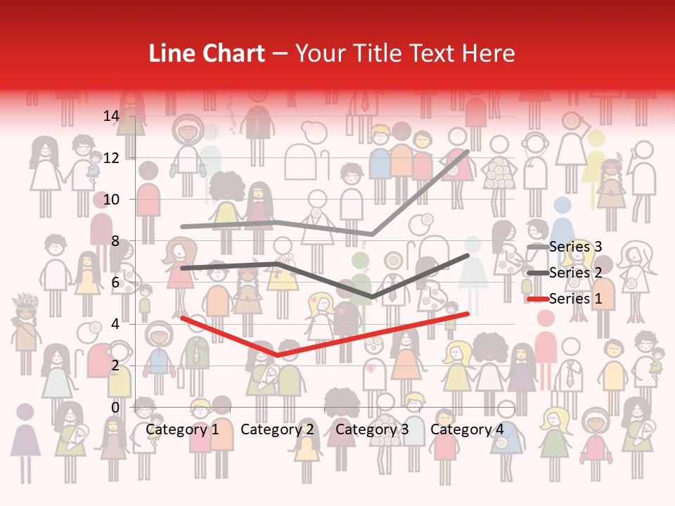 Family Boy Chinese PowerPoint Template
