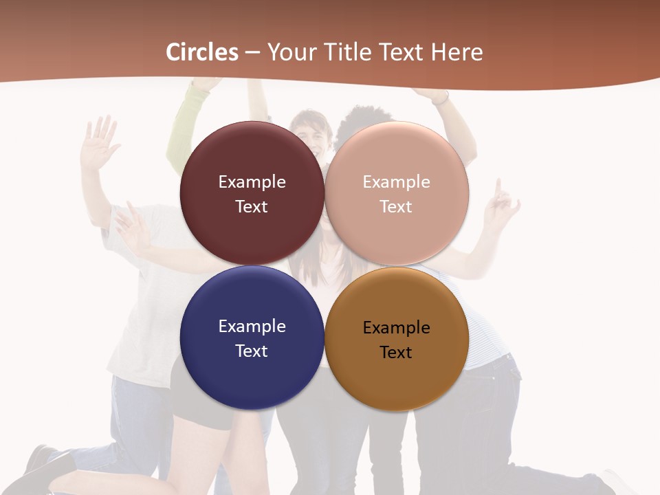 Isolated Media Heaven PowerPoint Template