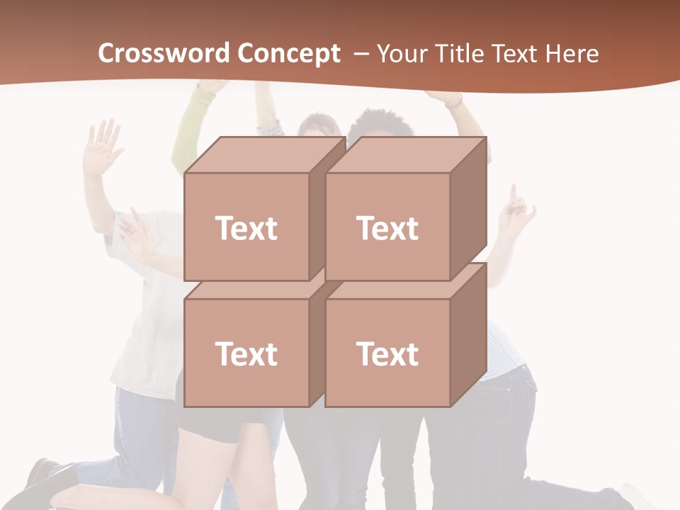 Isolated Media Heaven PowerPoint Template