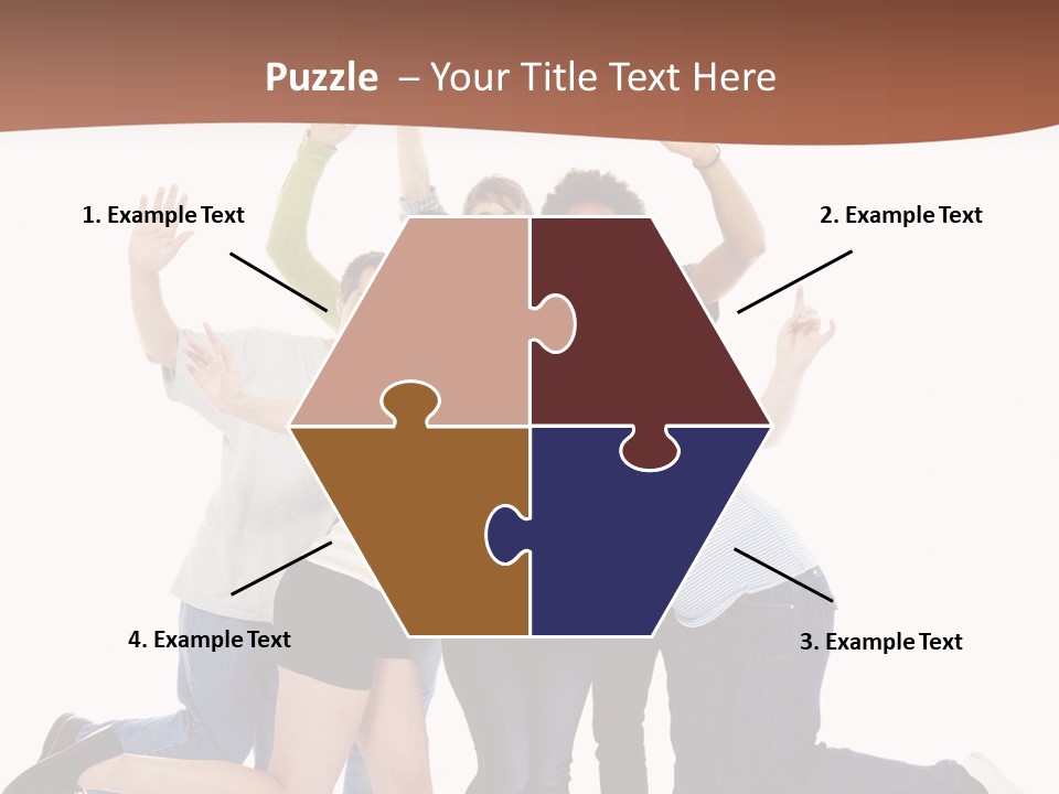 Isolated Media Heaven PowerPoint Template