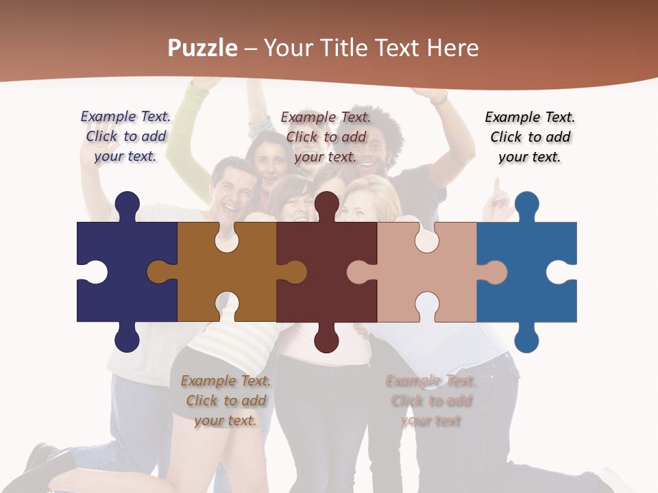 Isolated Media Heaven PowerPoint Template