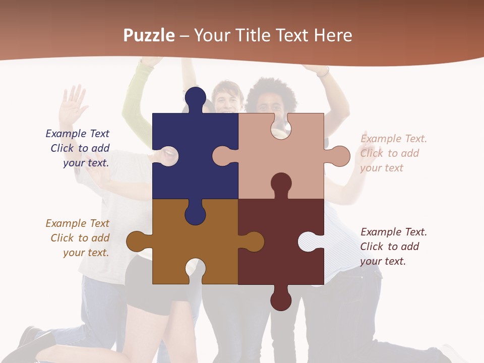 Isolated Media Heaven PowerPoint Template