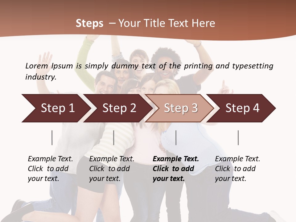 Isolated Media Heaven PowerPoint Template