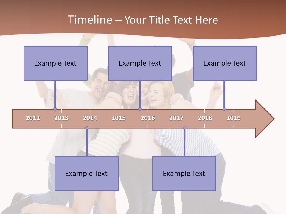 Isolated Media Heaven PowerPoint Template