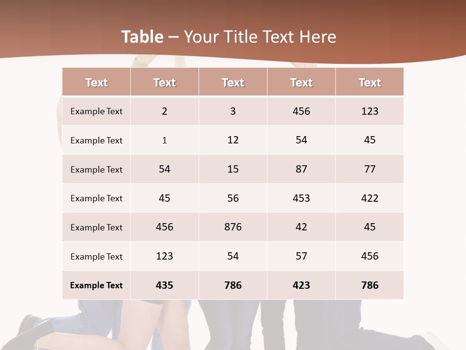 Isolated Media Heaven PowerPoint Template