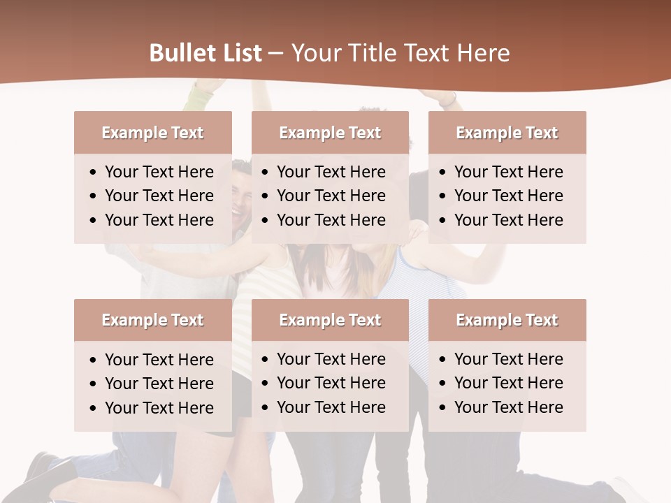 Isolated Media Heaven PowerPoint Template