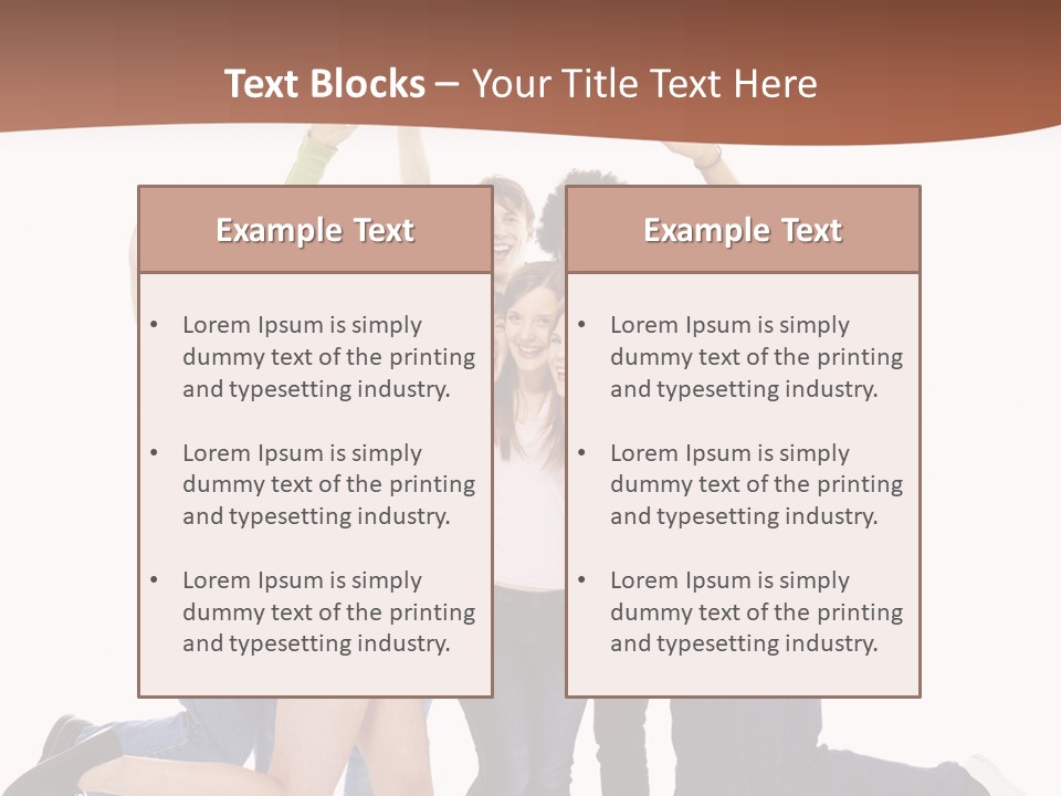 Isolated Media Heaven PowerPoint Template