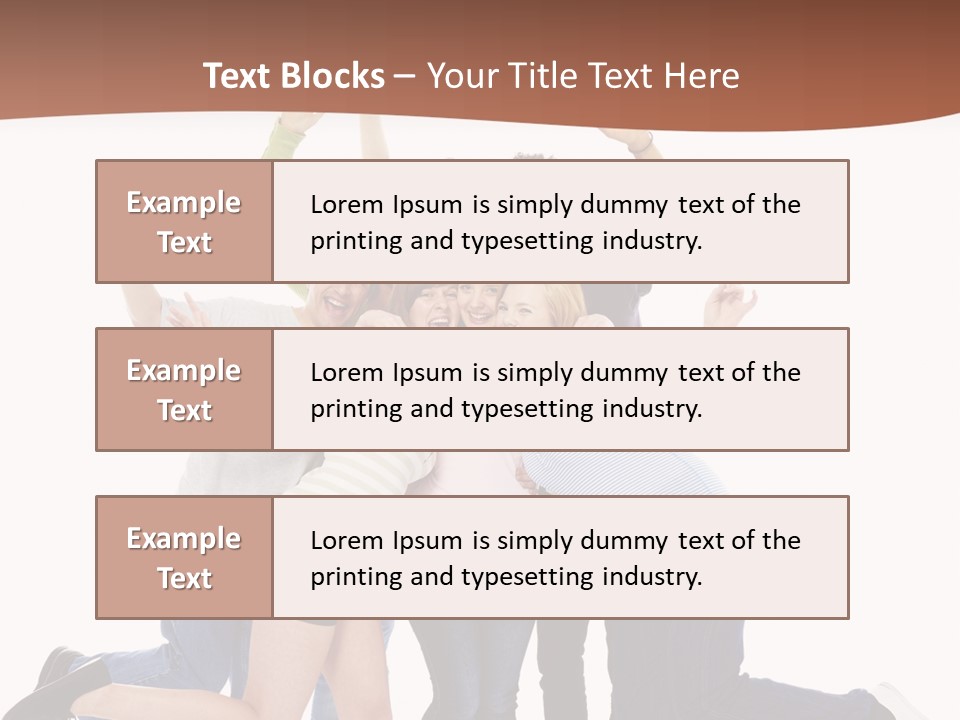 Isolated Media Heaven PowerPoint Template