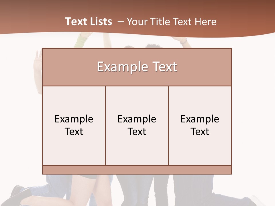 Isolated Media Heaven PowerPoint Template