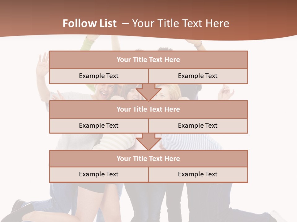 Isolated Media Heaven PowerPoint Template