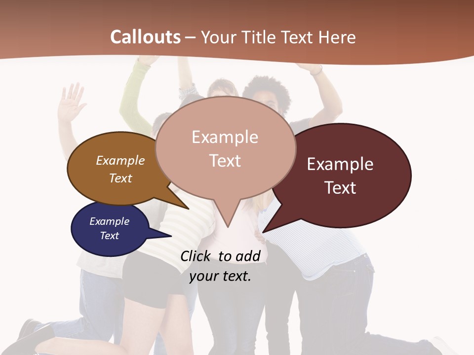 Isolated Media Heaven PowerPoint Template
