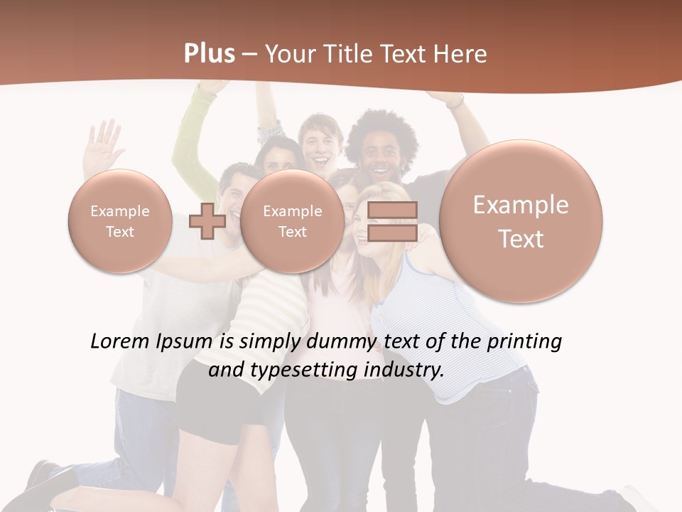 Isolated Media Heaven PowerPoint Template