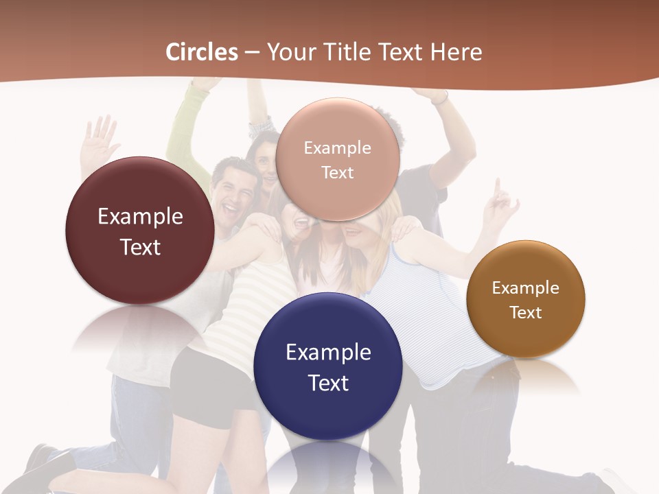 Isolated Media Heaven PowerPoint Template