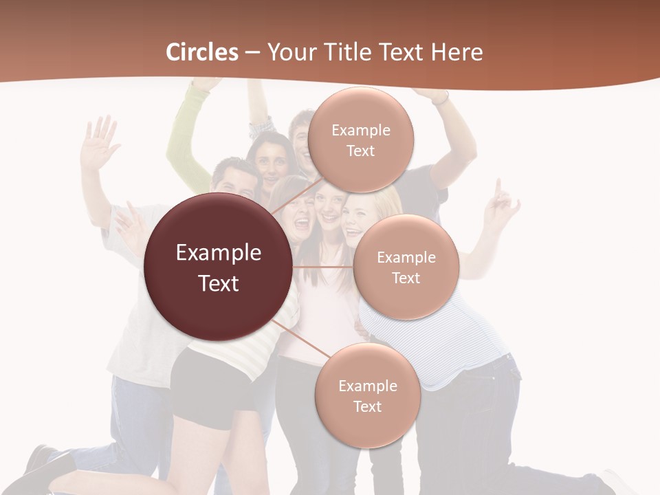 Isolated Media Heaven PowerPoint Template