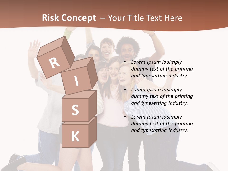 Isolated Media Heaven PowerPoint Template