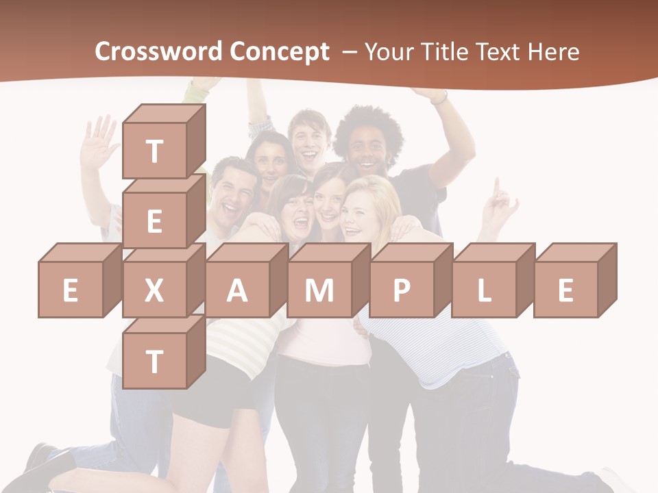 Isolated Media Heaven PowerPoint Template