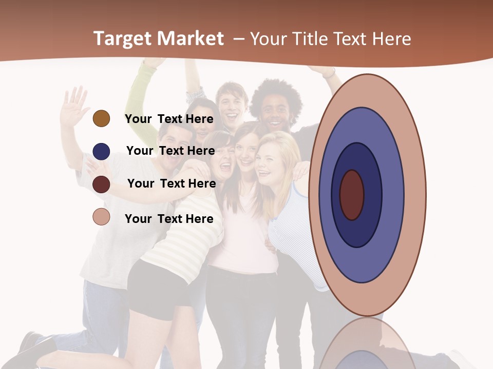 Isolated Media Heaven PowerPoint Template