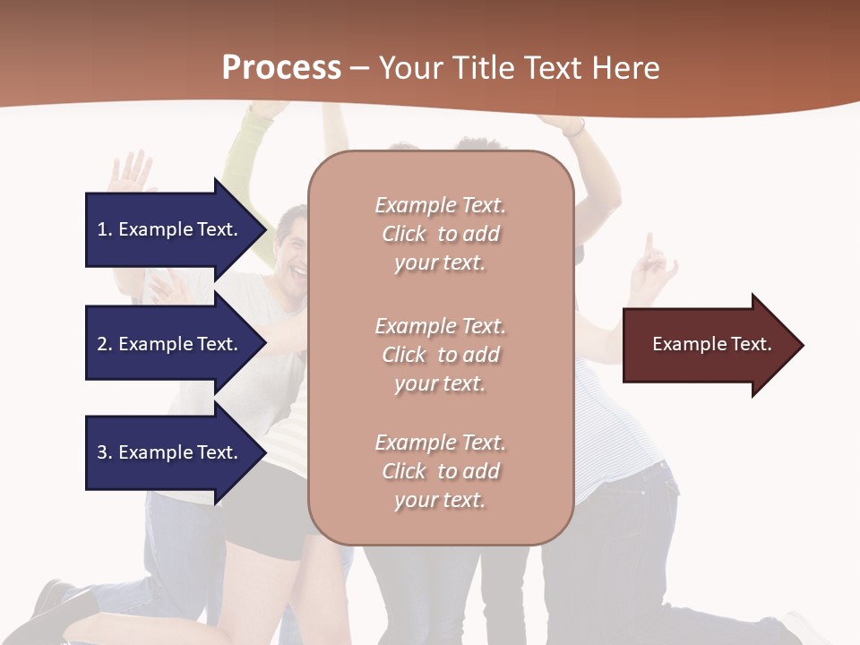 Isolated Media Heaven PowerPoint Template