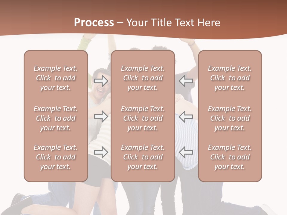 Isolated Media Heaven PowerPoint Template