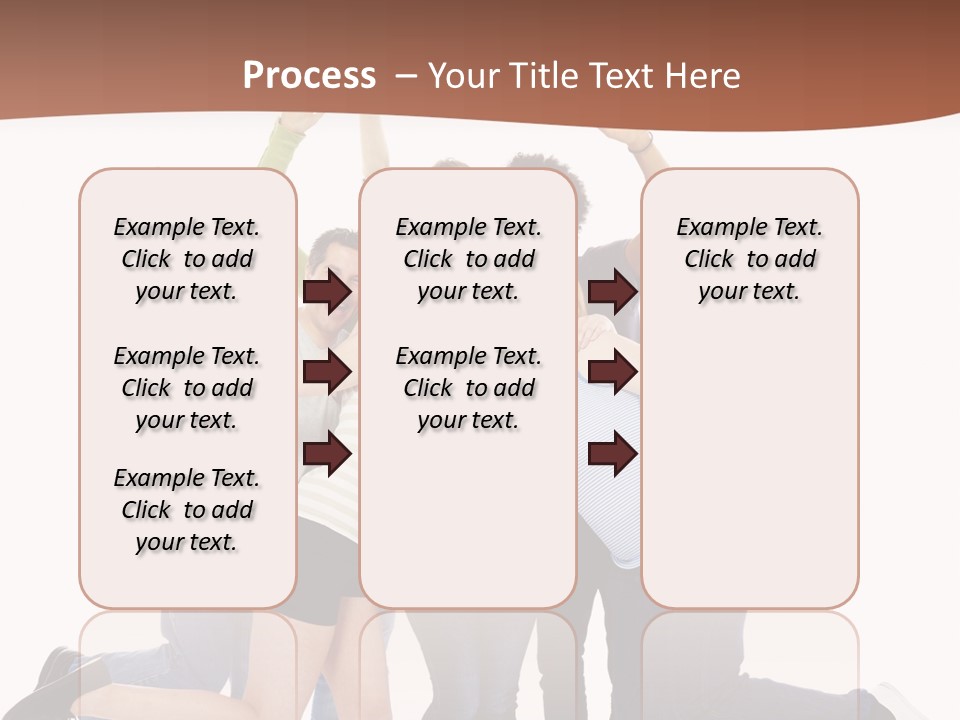 Isolated Media Heaven PowerPoint Template