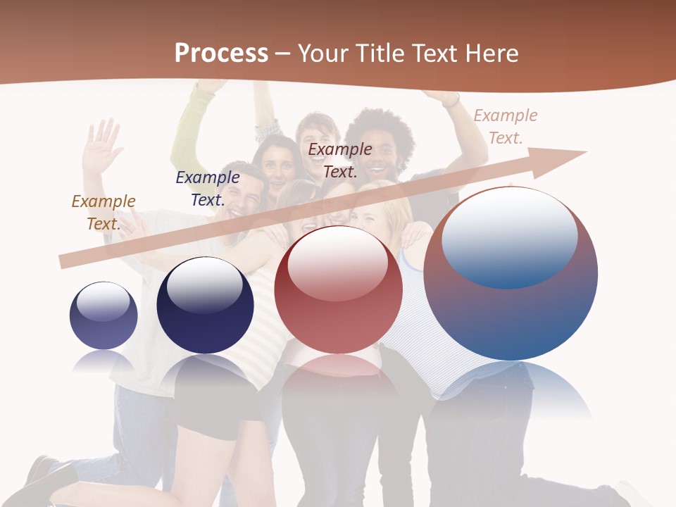 Isolated Media Heaven PowerPoint Template