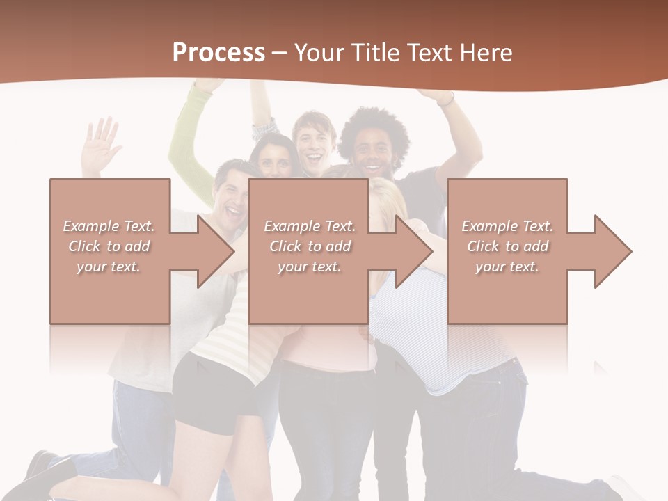 Isolated Media Heaven PowerPoint Template