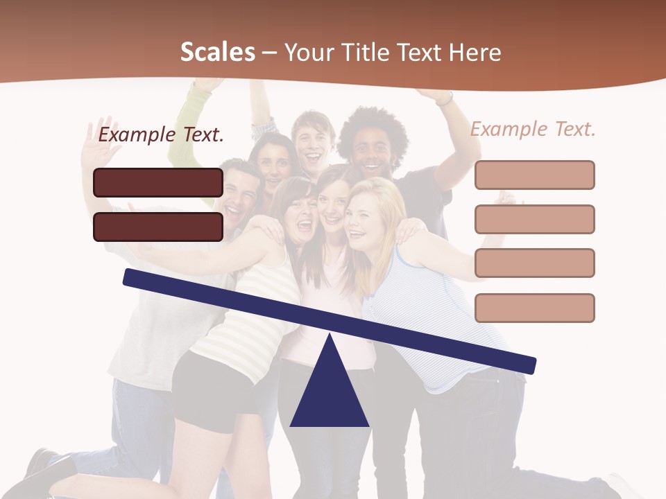 Isolated Media Heaven PowerPoint Template