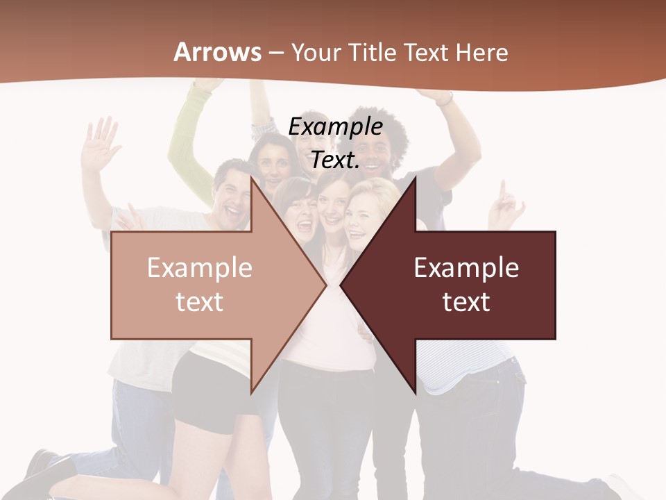 Isolated Media Heaven PowerPoint Template