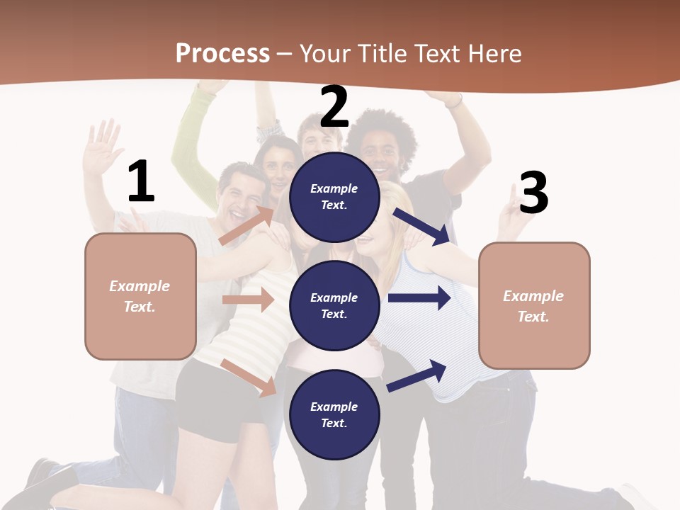 Isolated Media Heaven PowerPoint Template
