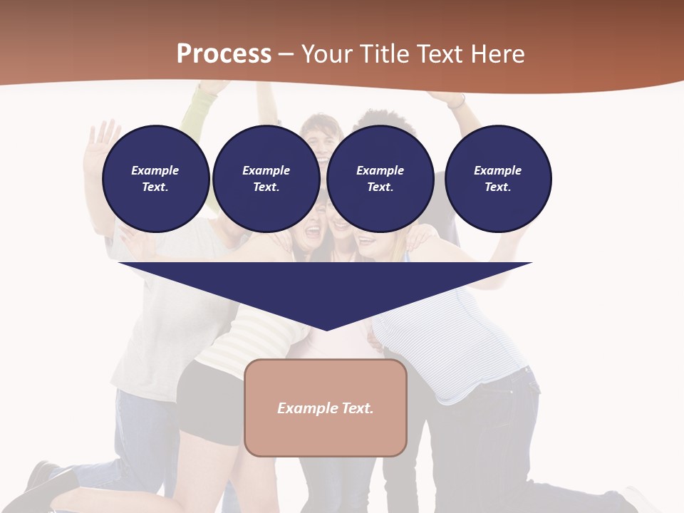 Isolated Media Heaven PowerPoint Template