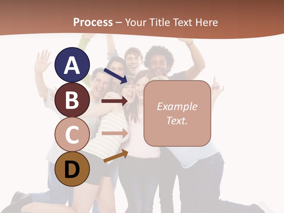 Isolated Media Heaven PowerPoint Template