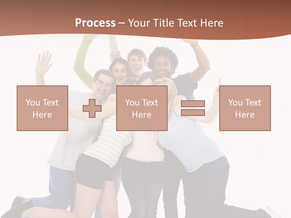 Isolated Media Heaven PowerPoint Template