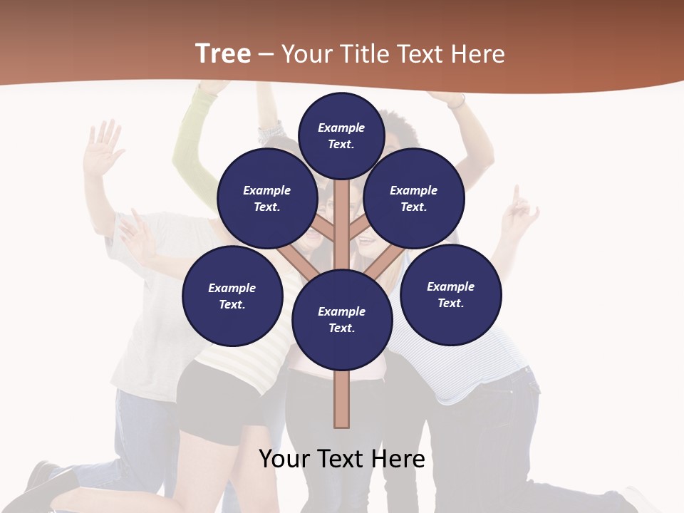 Isolated Media Heaven PowerPoint Template
