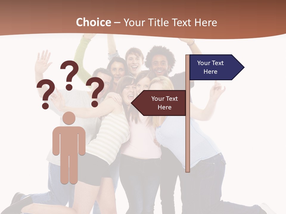 Isolated Media Heaven PowerPoint Template