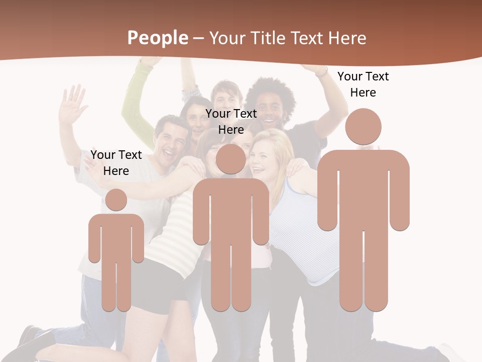 Isolated Media Heaven PowerPoint Template