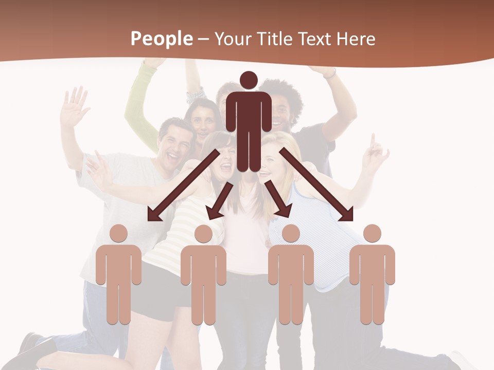 Isolated Media Heaven PowerPoint Template