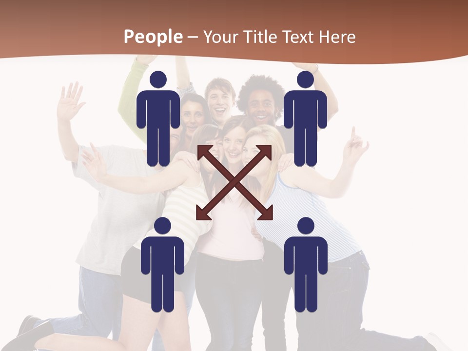 Isolated Media Heaven PowerPoint Template