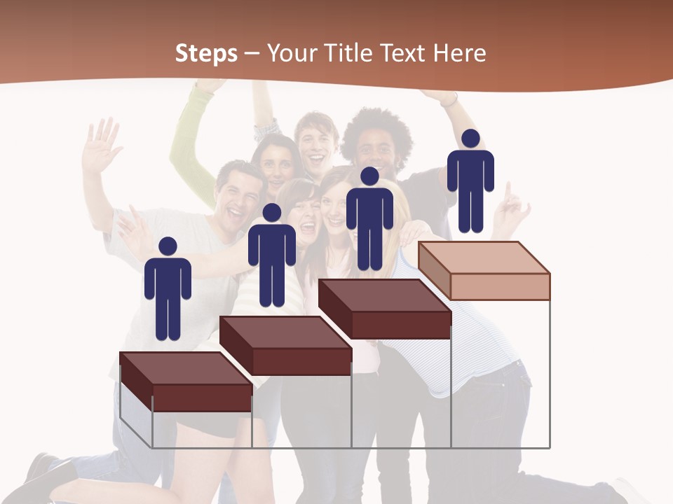 Isolated Media Heaven PowerPoint Template