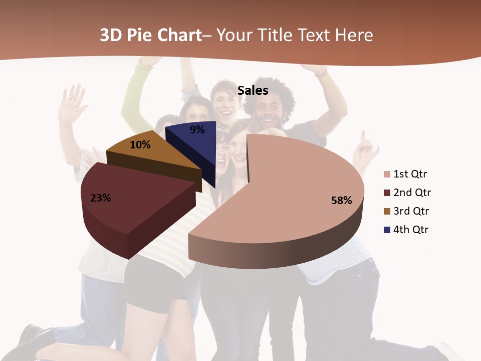 Isolated Media Heaven PowerPoint Template