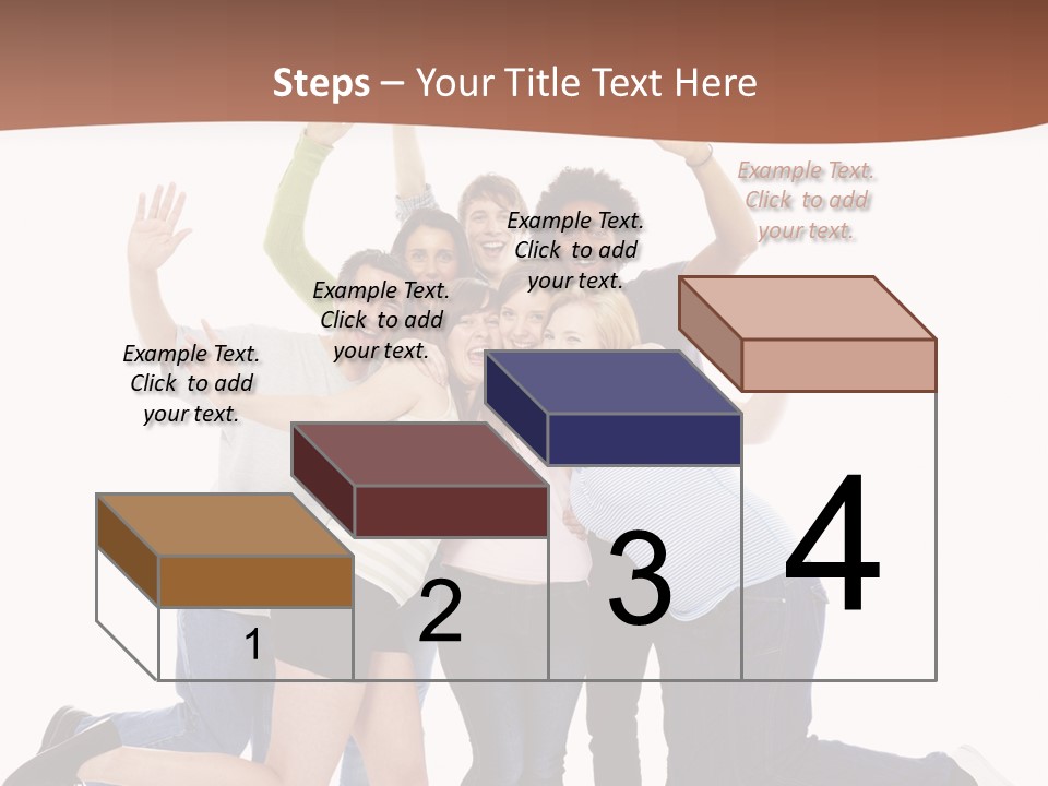 Isolated Media Heaven PowerPoint Template